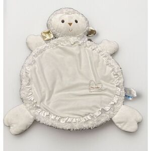 Bestever Baby Mat, Lamb Sheep Tummy Time Play Baby Lovey, unisex white fuzzy